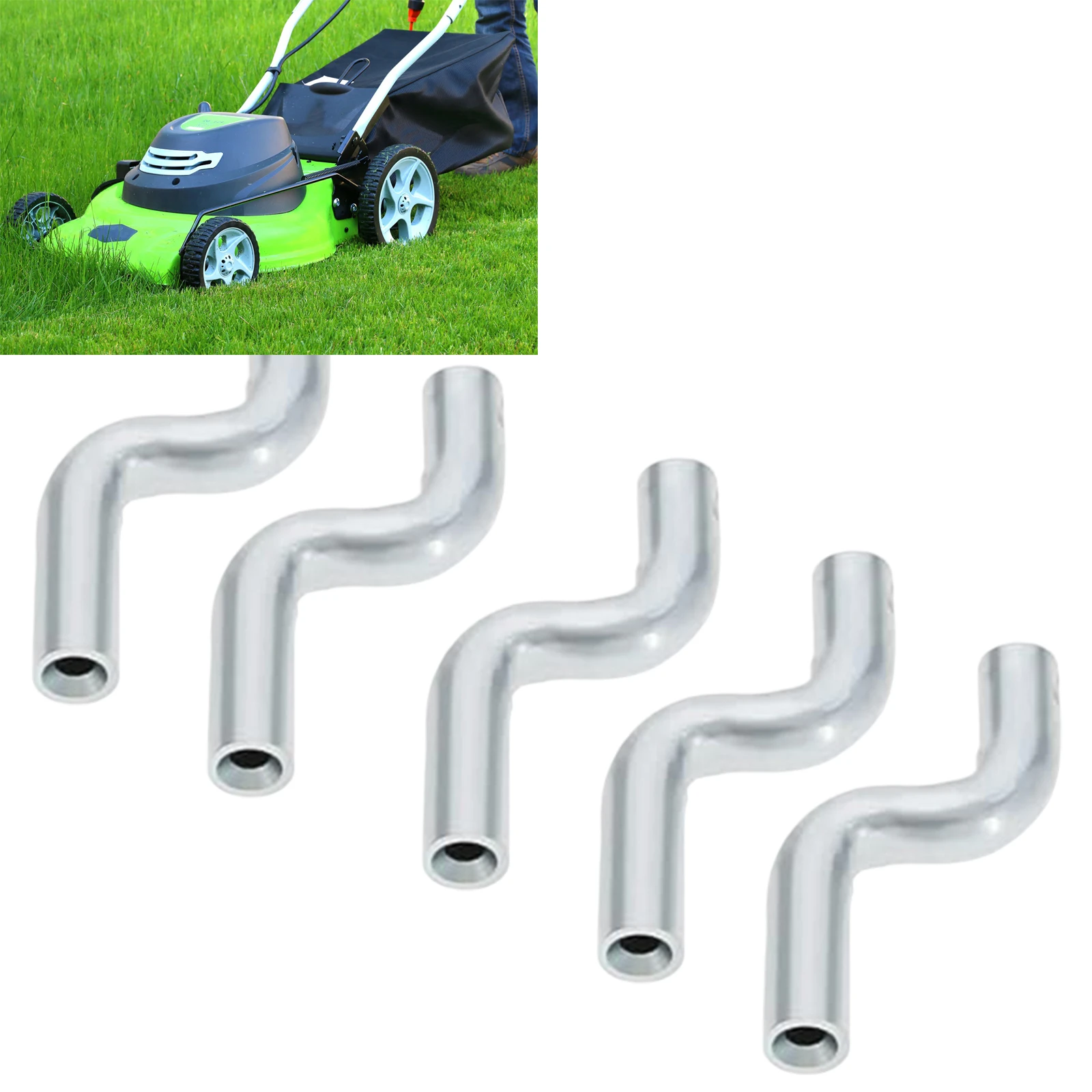Conjunto de 5 peças de capas de extremidade de cabo tipo Z em aço para cabos de acelerador de cortador de grama e limitadores de fio para ferramentas elétricas de jardim