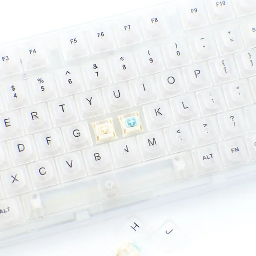 Imagen 2 del producto Outemu-interruptores lubricados 100%, interruptor lineal POM puro, Teclado mecánico personalizado, 5 pines, 40g, columna guía de vástago alargado, intercambio en caliente DIY