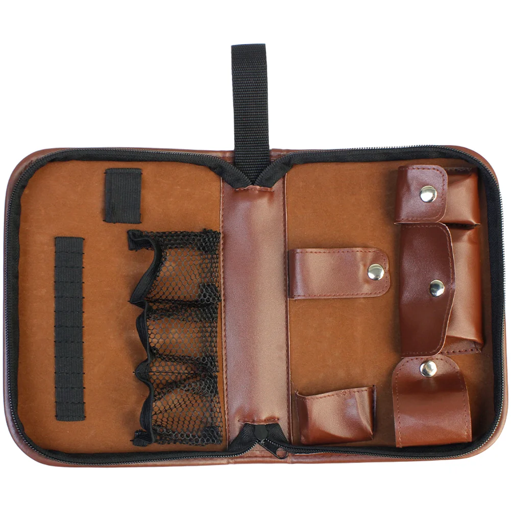 1 Piece Leather Accessories Bag Large Capacity Storage Pouch For Balls Tees Tools Travel Organizer Case