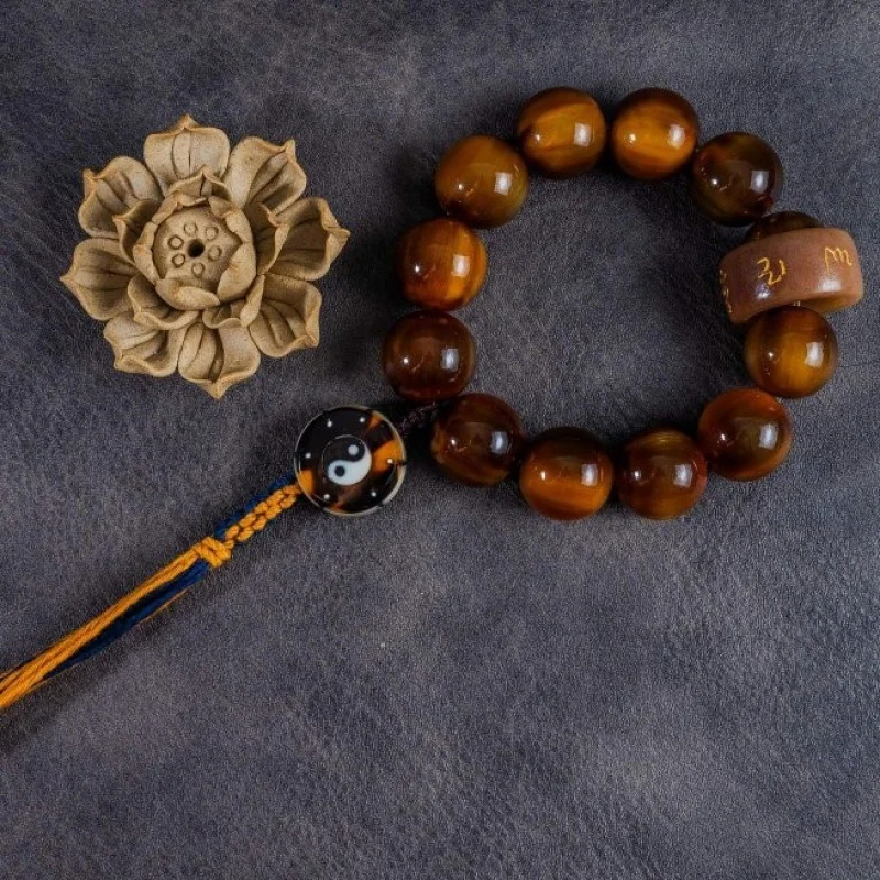 Turtle shell bracelet for men and women, trendy carved turtle bracelet