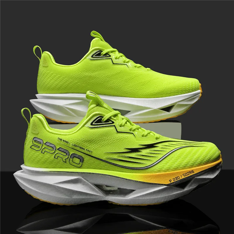 

Мужские кроссовки из углеродистой пластины для марафона, специальные спортивные дышащие легкие женские удобные нескользящие кроссовки для отдыха