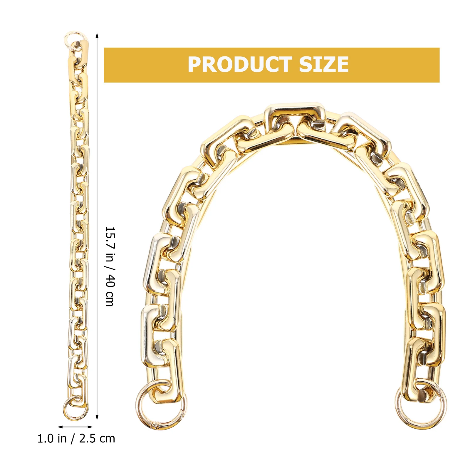 Chaîne de sac en acrylique pour sacs à main nuage, 1 pièce, sangle d'épaule à la mode, remplacement, chaîne d'embrayage, accessoire de sac à main tendance