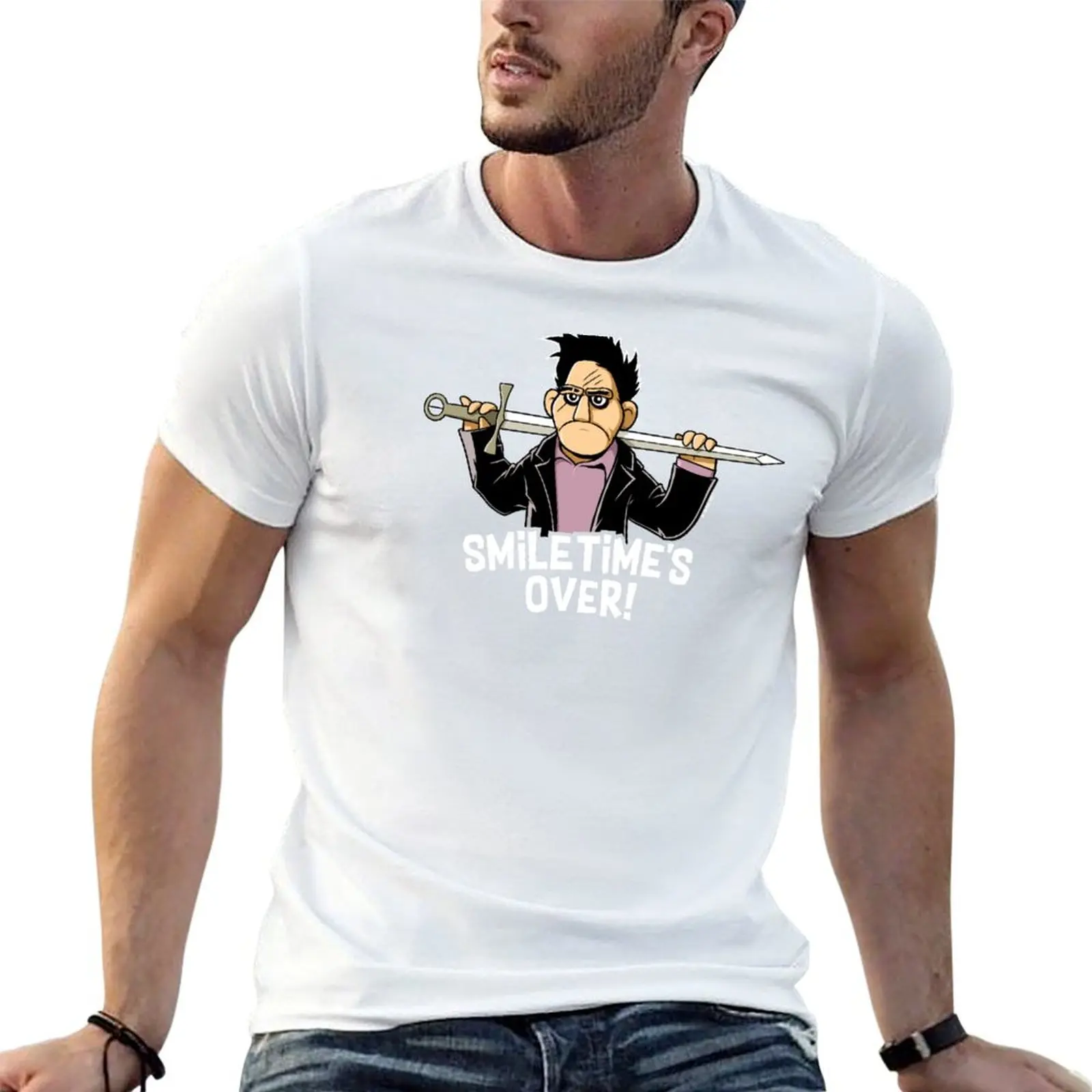 

Smile Time's Over! T-Shirt clothes vintage boys whites fitted t shirts for men