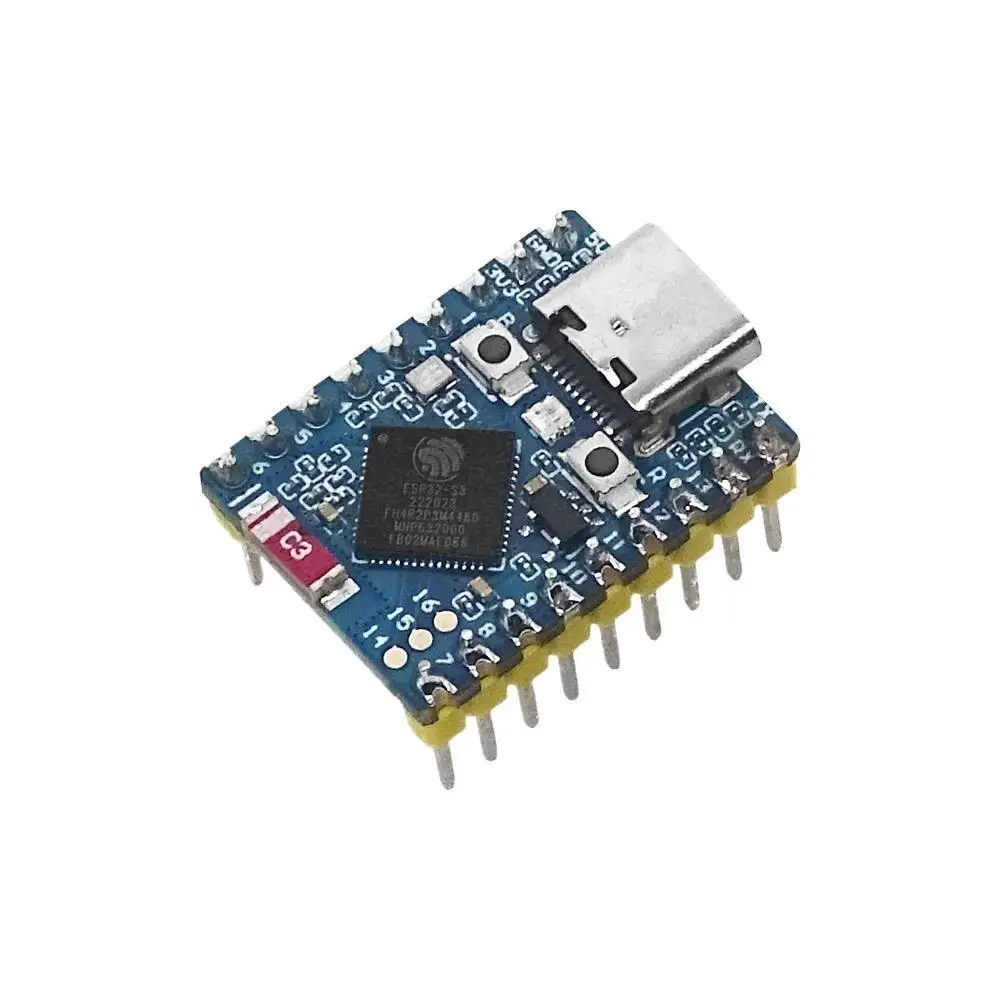 New ESP32-S3-Zero Microcontroller Development Board ESP32-S3FH4R2 Professor Powerful Chip Support BT5.0 240MHz TypeC Cable