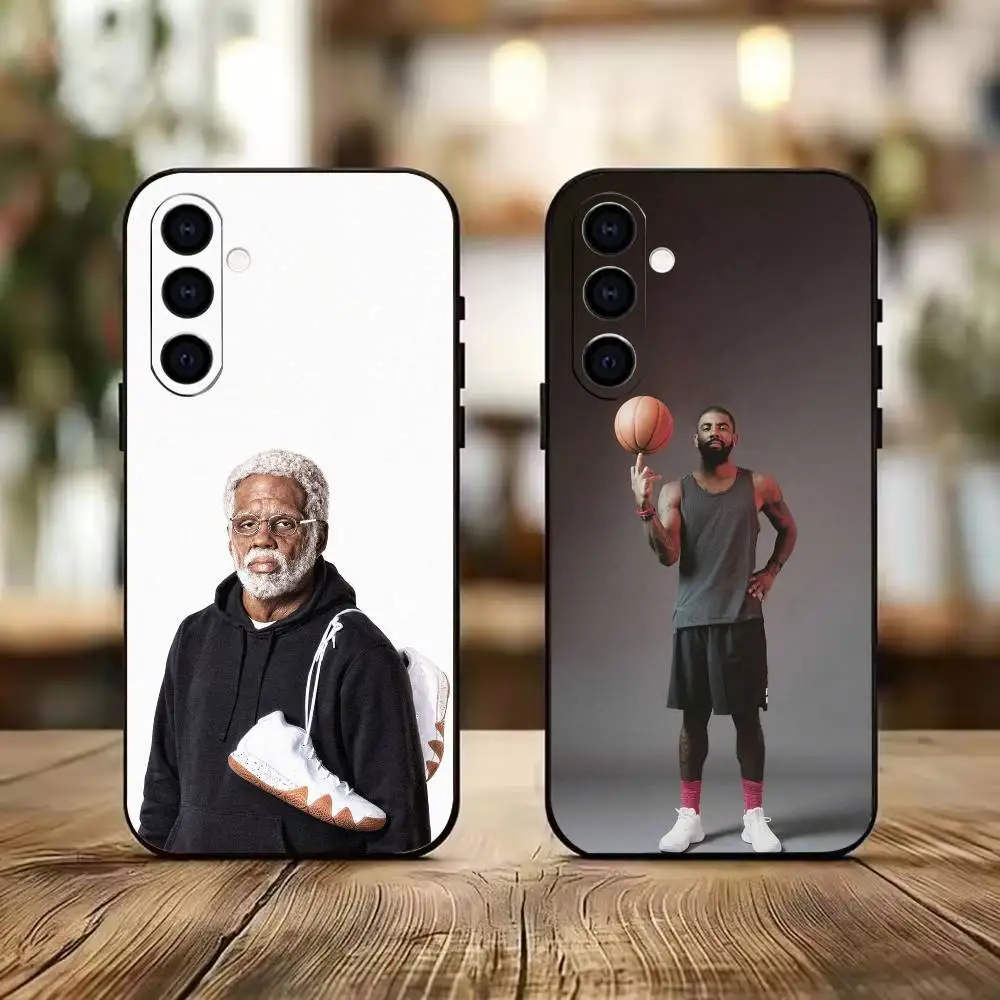 Ankletaker K-Kyrie Irving Schwarze weiche Silikon-Handyhülle für Samsung A73 20,21,22,31,32,52,53,72