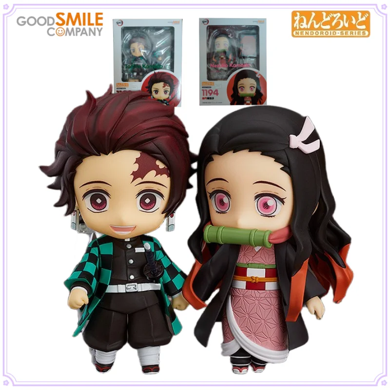 

GSC Original Nendoroid Series No.1193 Kamado Tanjirou Kamado Nezuko Peripheral Figure Toys for Boys Gift Collectible Ornaments