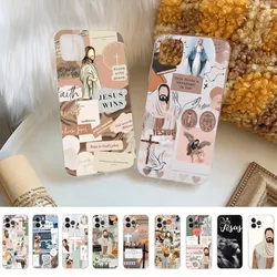 Faith Christian Religious Jesus Phone Case For iPhone 15 14 11 12 13 Mini Pro XS Max Cover 6 7 8 Plus X XR SE 2020 Funda Shell