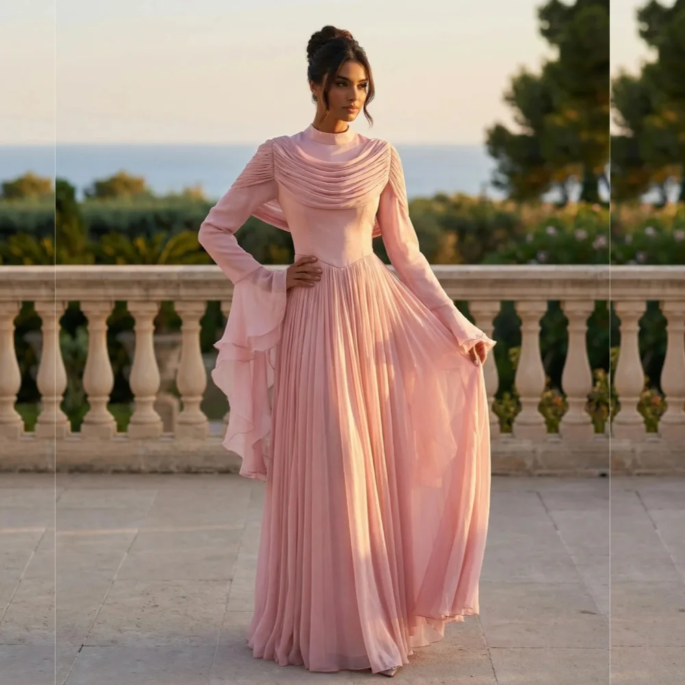 

Customized Grace Wedding Party Gowns High Quality Draped A-line Prom Long Dresses Bespoke Occasion Women's Evening Dress