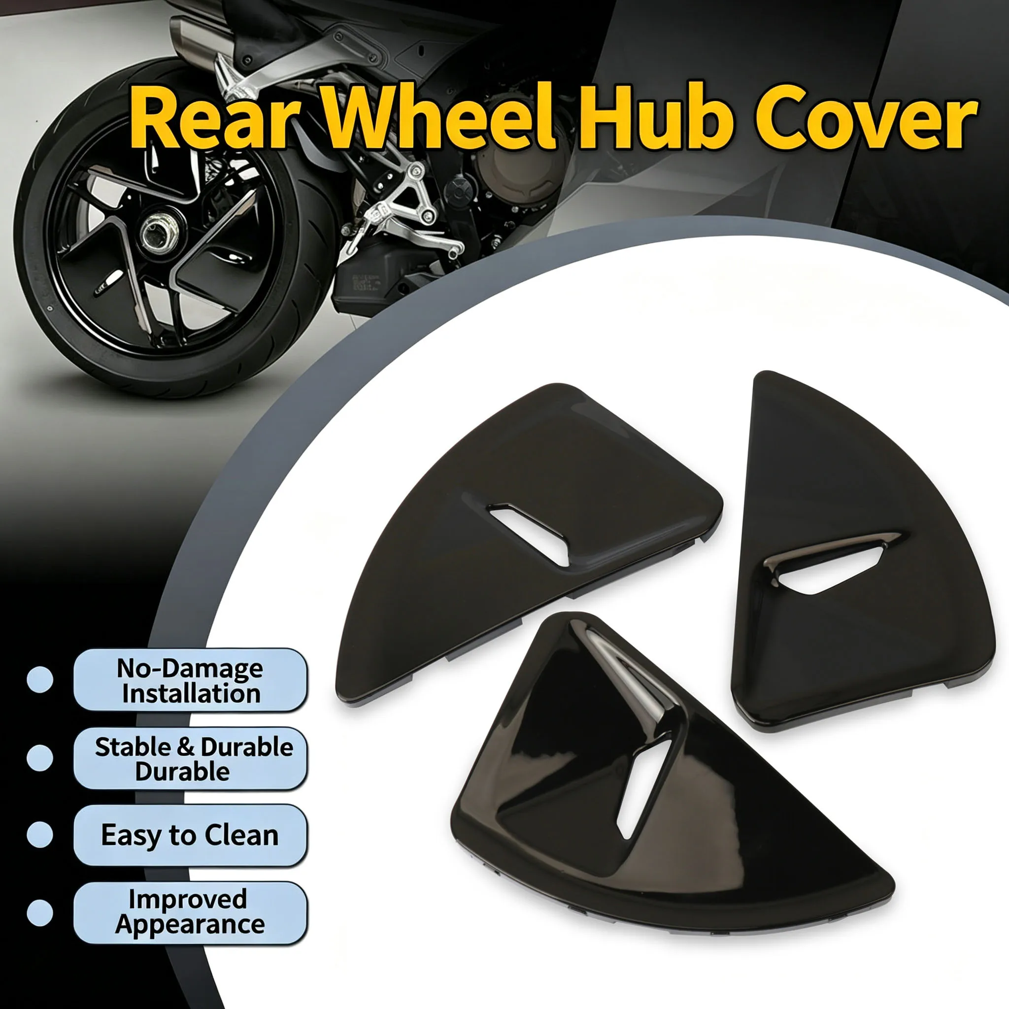 Motorcycle Rear Wheel Hub Cover Rear Wheel Decorative Cover Shield Protector for 750SR 750SR-S 750 SR 2025 2026
