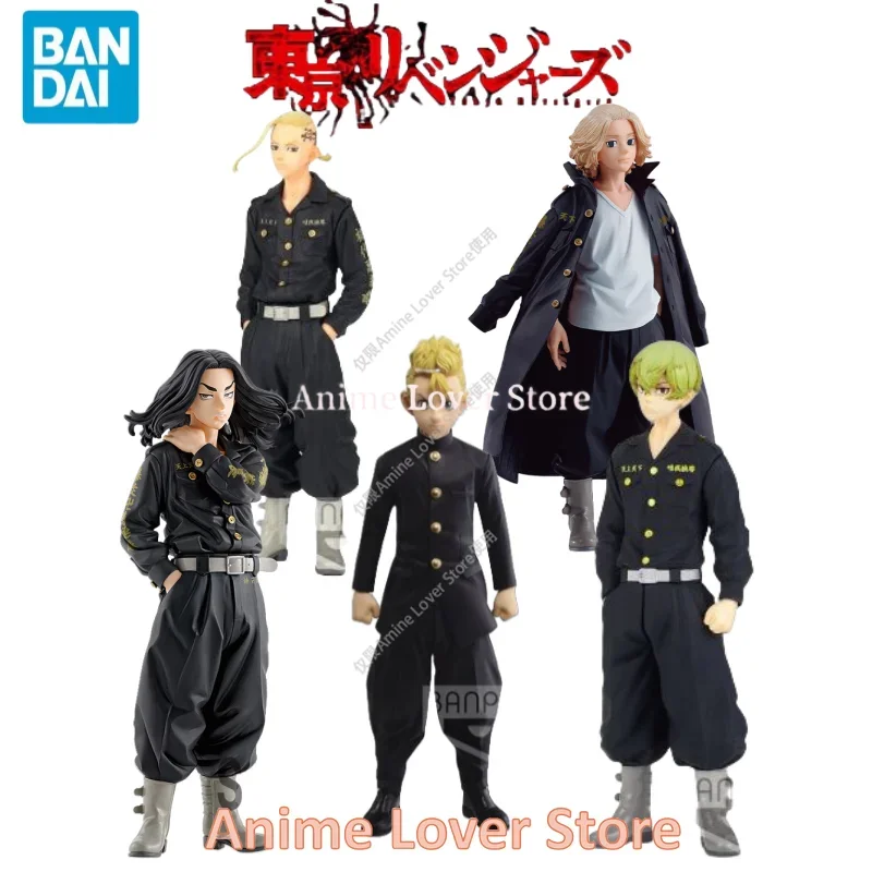 In Stock Original Bandai Banpresto Tokyo Revengers Takemichi Hanagaki Chitose Matsuno Draken Manjiro Sano Anime Figures Toys