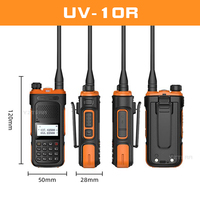 Baofeng BF-UV10 Walkie Talkie 5W UV Dual Band 144-148MHz&430-440 MHz Portable Ham Radio 128CHs Pofung 2-Way FM Transceiver Radio