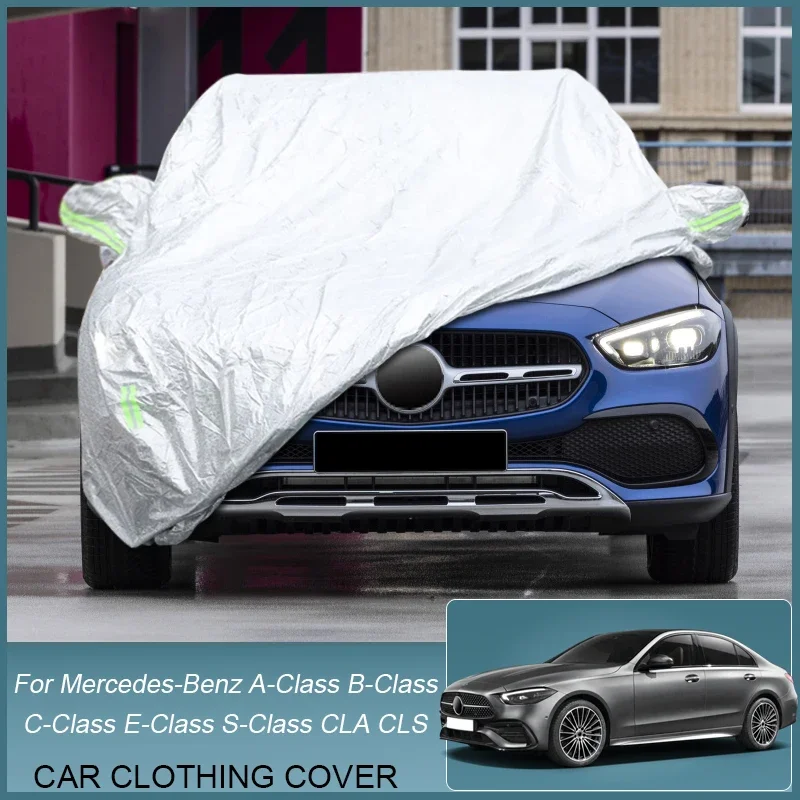 

Full Car Cover Rain Frost Snow Dust Waterproof For Mercedes-Benz A B C CLA CLS E S-Class Hatchback Sedan Wagon Shooting Brake