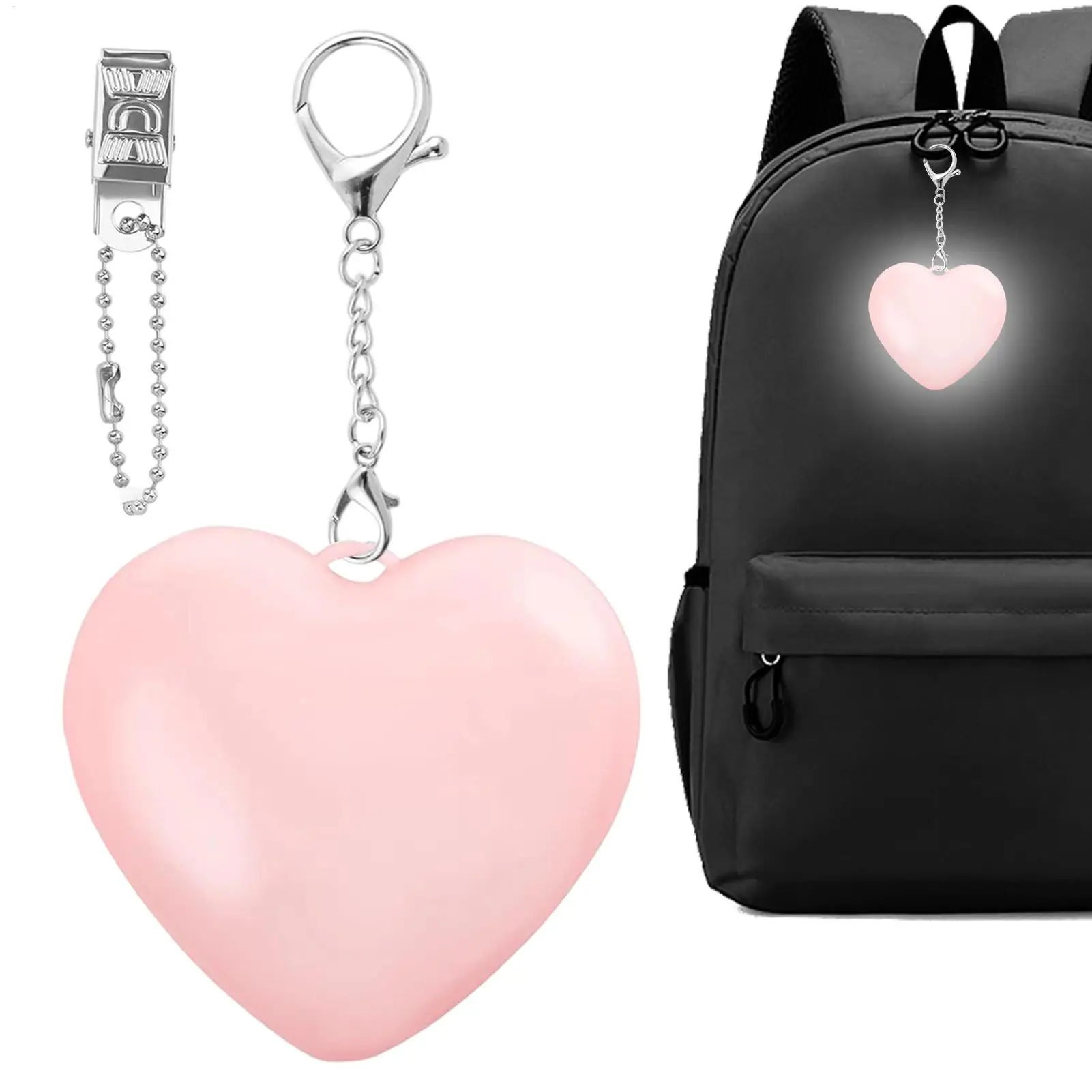 

Подсветка для сумки для кошелька Светодиодная сенсорная лампа-кошелек в форме сердца Перезаряжаемый светильник-кошелек для ночного вечера, вечера, путешествий