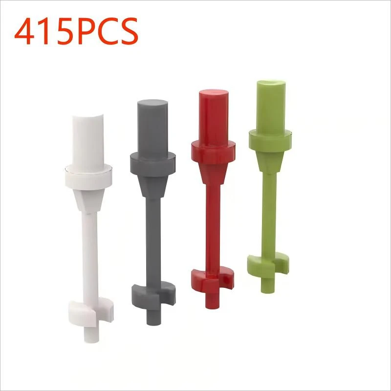 

Technical Building Blocks 18745/90540 Minifig Ski Pole 3L with Handle, Stop Ring 50g with 415PCS DIY Assembles Toys