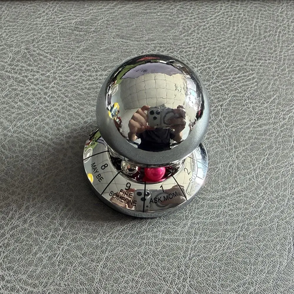 Metal Alloy Prediction Decision Ball Rotating Zinc Alloy Rotating Gyroscope Ornament Finger Rotator Zinc Alloy Lucky Ball