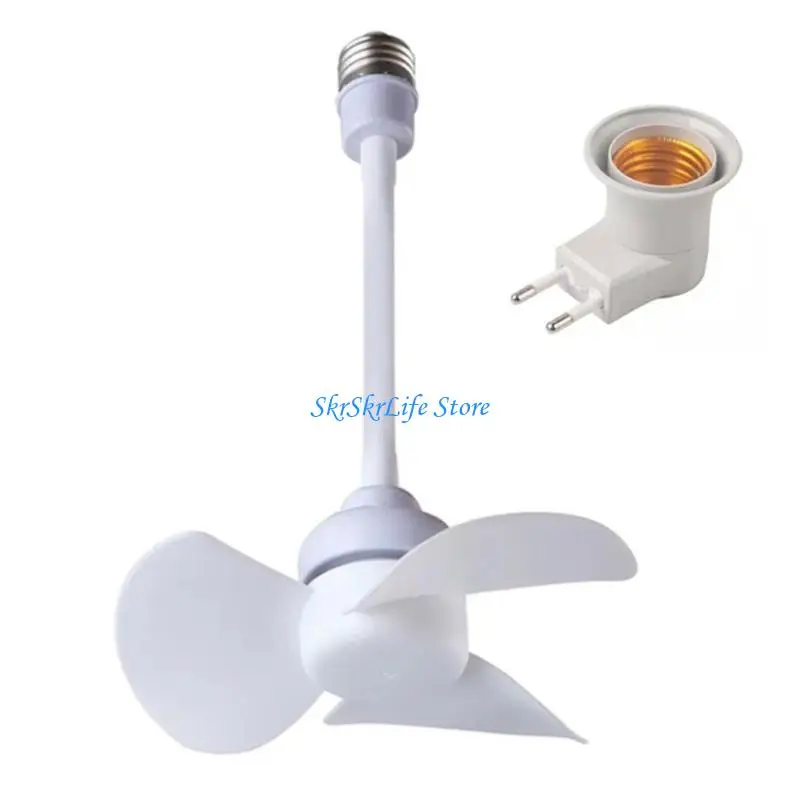 E65E E27 Ceiling Fan 360 Degree Adjustment Low Noise Electric Fan 1000RPM Cooling Fan
