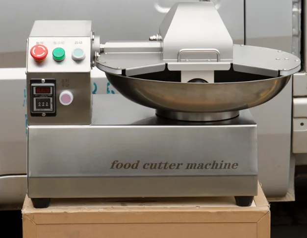 

Electric Stainless Steel Meat Bowl Cutter/ Meat Cutting Grinding Machine/ Double Speed Food Processing Chopper