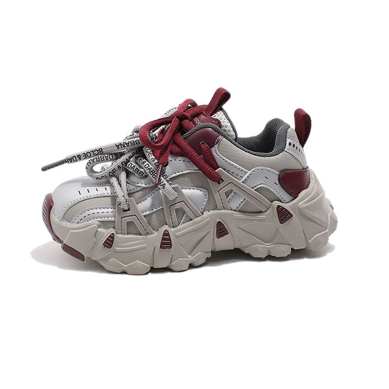 

2026 spring New Design Delicate Girls Comfortable Shoes Fashion Casual Shoe Girls Lace up Fixed Shoes for Kids Girl sneakers