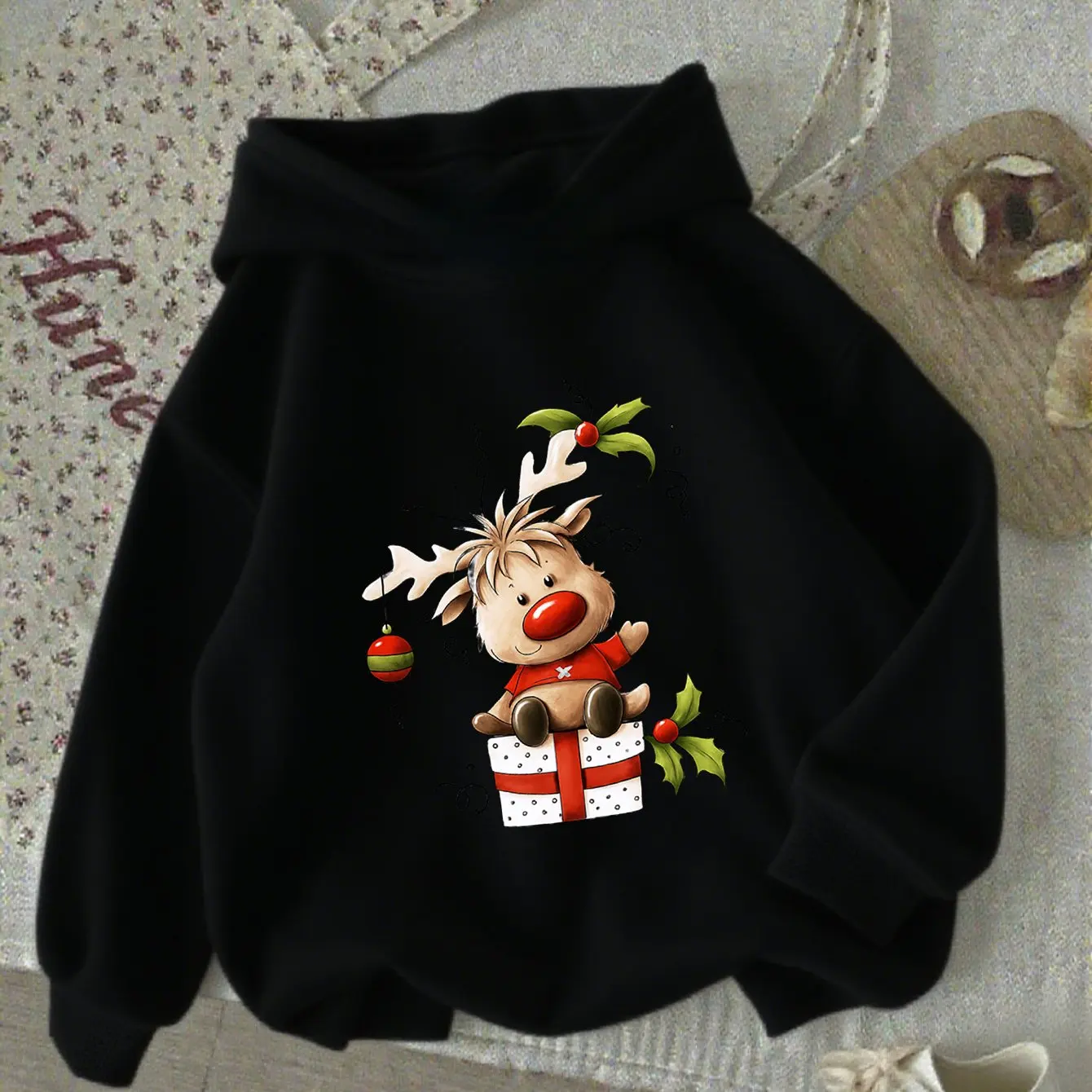 Autumn/Winter Fashionable Hoodie for Boys and Girls, Casual Style, Trendy Christmas Gift, Children's Halloween Streetwear