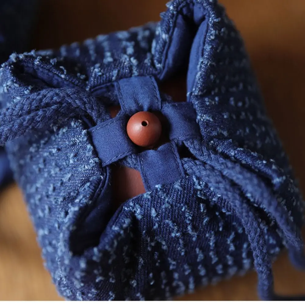 Chinese Style Teapot Cup Cotton Protect Cloth Bags Breakage-proof Dustproof Travel Teaware Storage Bag Practical Portable