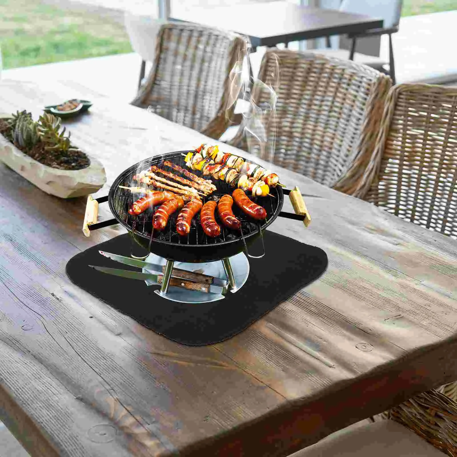 Cobertor de soldagem de lã Proteção de solda fofa Tapete à prova de fogo resistente a altas temperaturas para