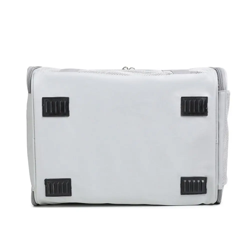

Sturdy Canvas Pets Travel Handbag Breathable Foldable Pet Carrier Large Capacity Portable Pet Airline Bag Cat