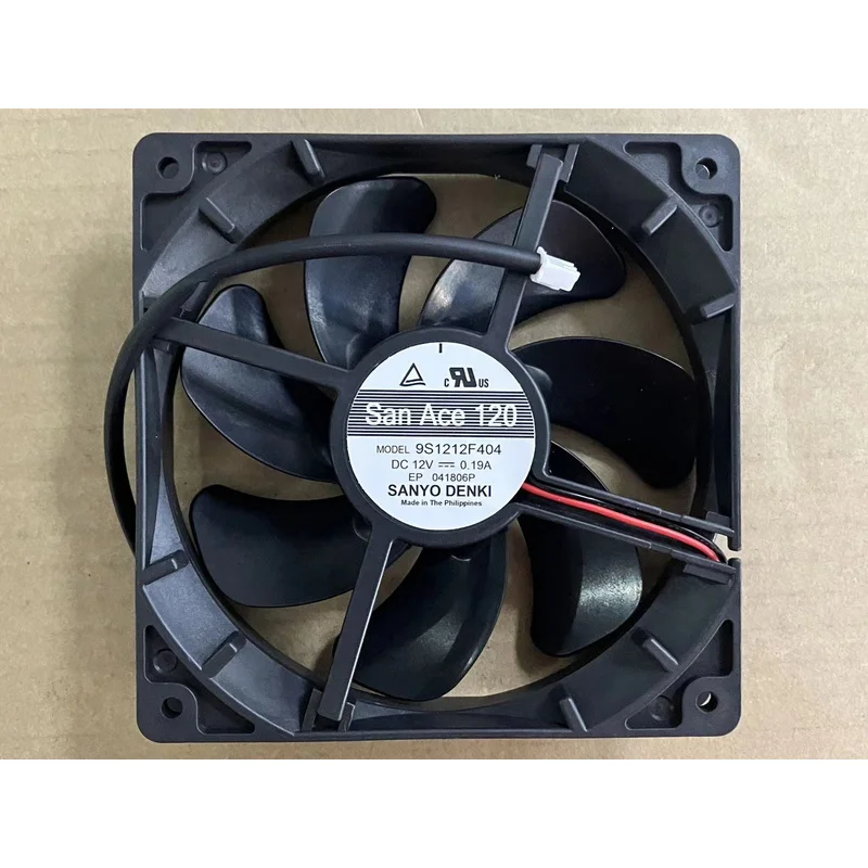 LL+  1PC  DC12V 0.19A for strong wind super quiet 2pin 120 120*25mm 9S1212F404 fan