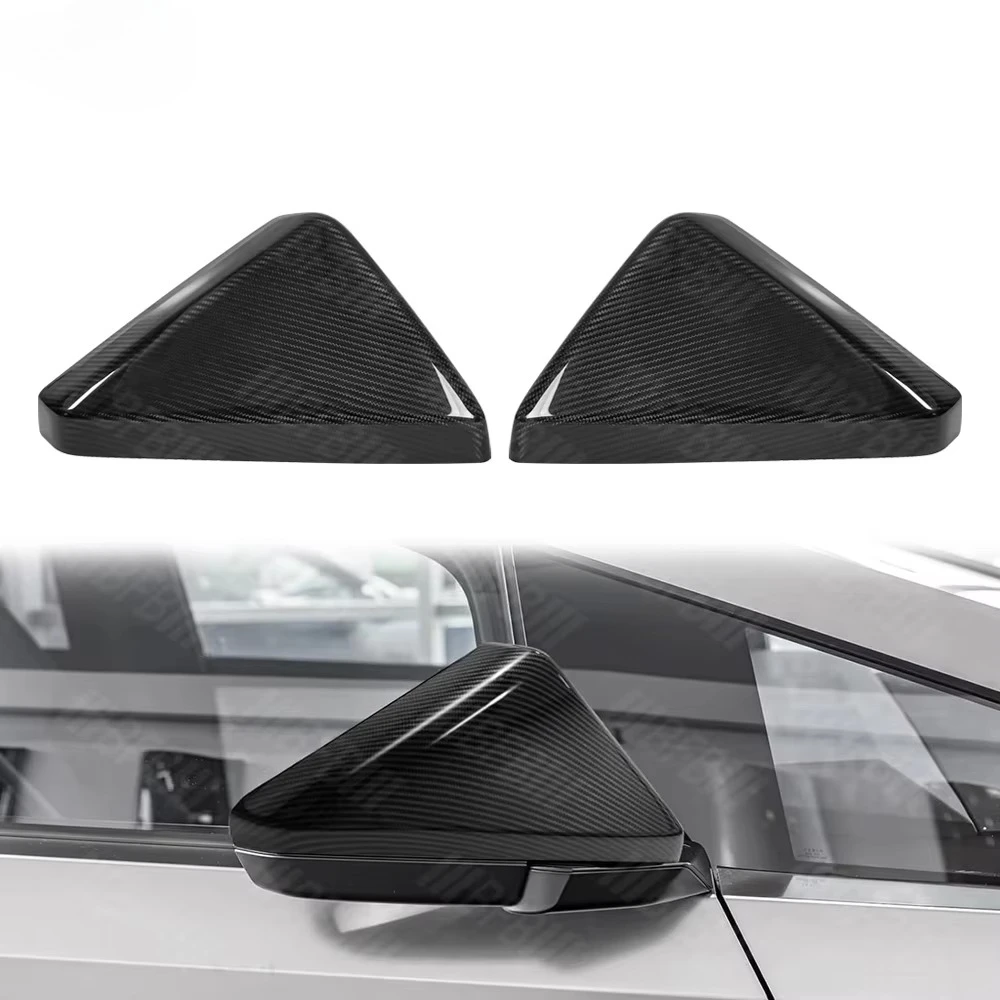 

Real Dry Carbon Side Mirror Cover for Tesla Cybertruck 2024+ New Protective Decorative Add-on Style