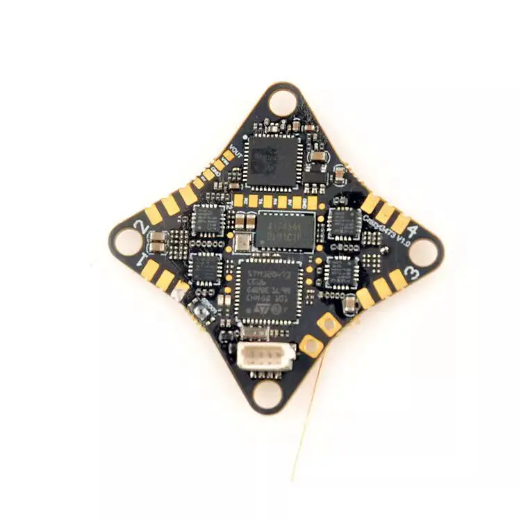 CRAZYG473 V1.0 AIO 1S Flight Controller 5-in-1 Integrated ELRS 5.8G OPENVTX ESC for Tiny Whoop