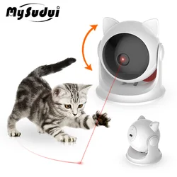 Activity Teaser Cat Toy Automatic Interactive Kitten Laser Toy USB Charged Smart for Cats Active Fun Game Accessories Electric