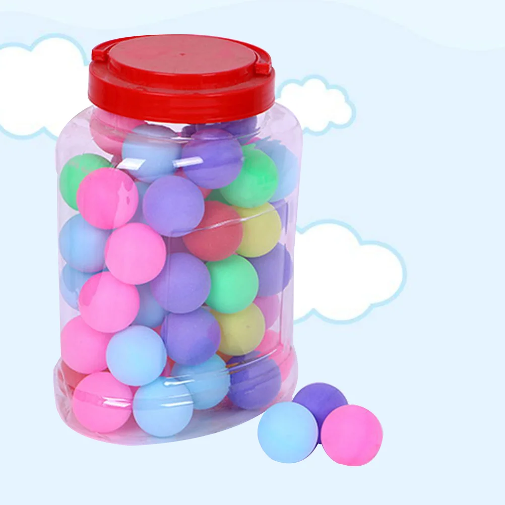 60 قطعة 40 مللي متر كرات بونج حجم رسمي لون عشوائي مثالية للتدريب ألعاب الشرب تنس الطاولة الدقة ترتد