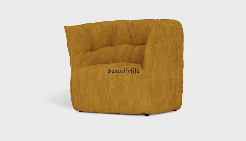 

Italian minimalist sofa chair Fabric casual sofa chair