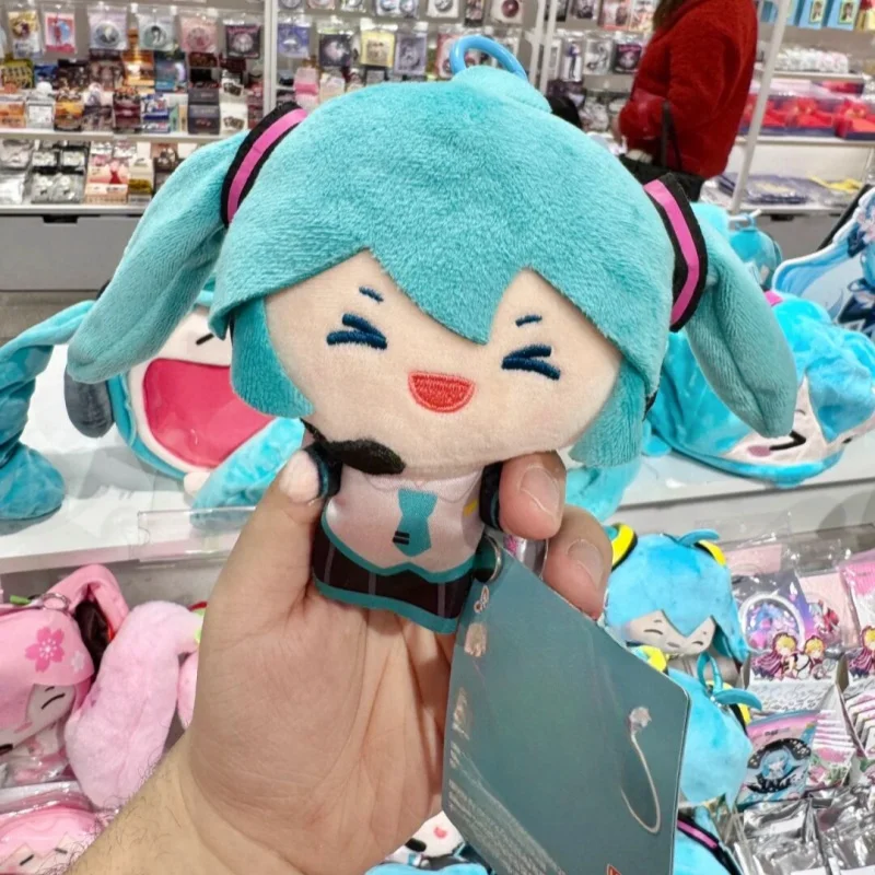 New Hot Genuine Hatsune Miku Double Ponytail Rotary Dolls Pull Start Pendant Fufu Trendy Product Interesting Toys Birthday Gifts