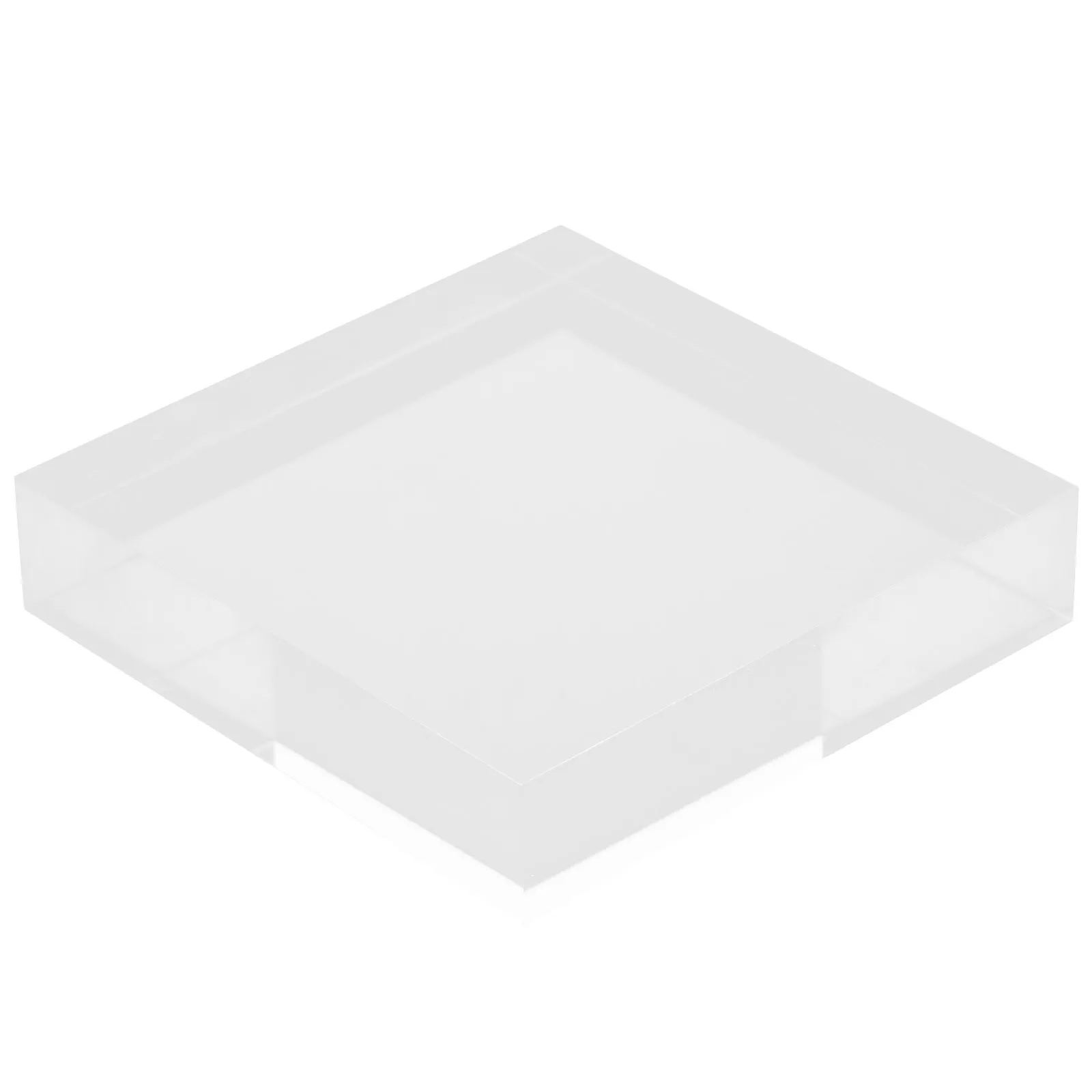 

Displaying Stand Cosmetics Jewelry Board Desktop Souvenir Base Transparent Cube Storage Unit