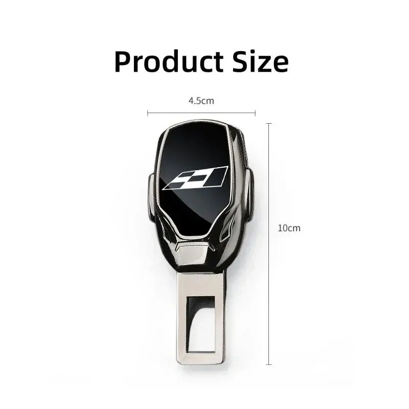 Racing Flag Emblem Badge  For Seat 300 Race Flag FR Ibiza Leon Ateca Cupra Car Seat Belt Extension Plug Metal Seat Belt Clip - view 3