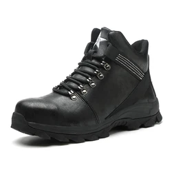 Fashion Anti-smash Men's Safety Shoes Industrial Construction Worker Puncture-Proof Sneakers Anti-static Women Steel Toe Boots