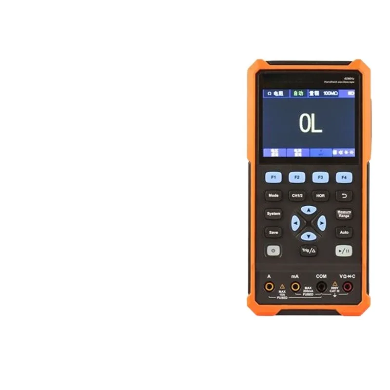2 Channel Digital Oscilloscope Multimeter with Color Screen Built In Signal Generator Handheld Portable Tester Auto Range