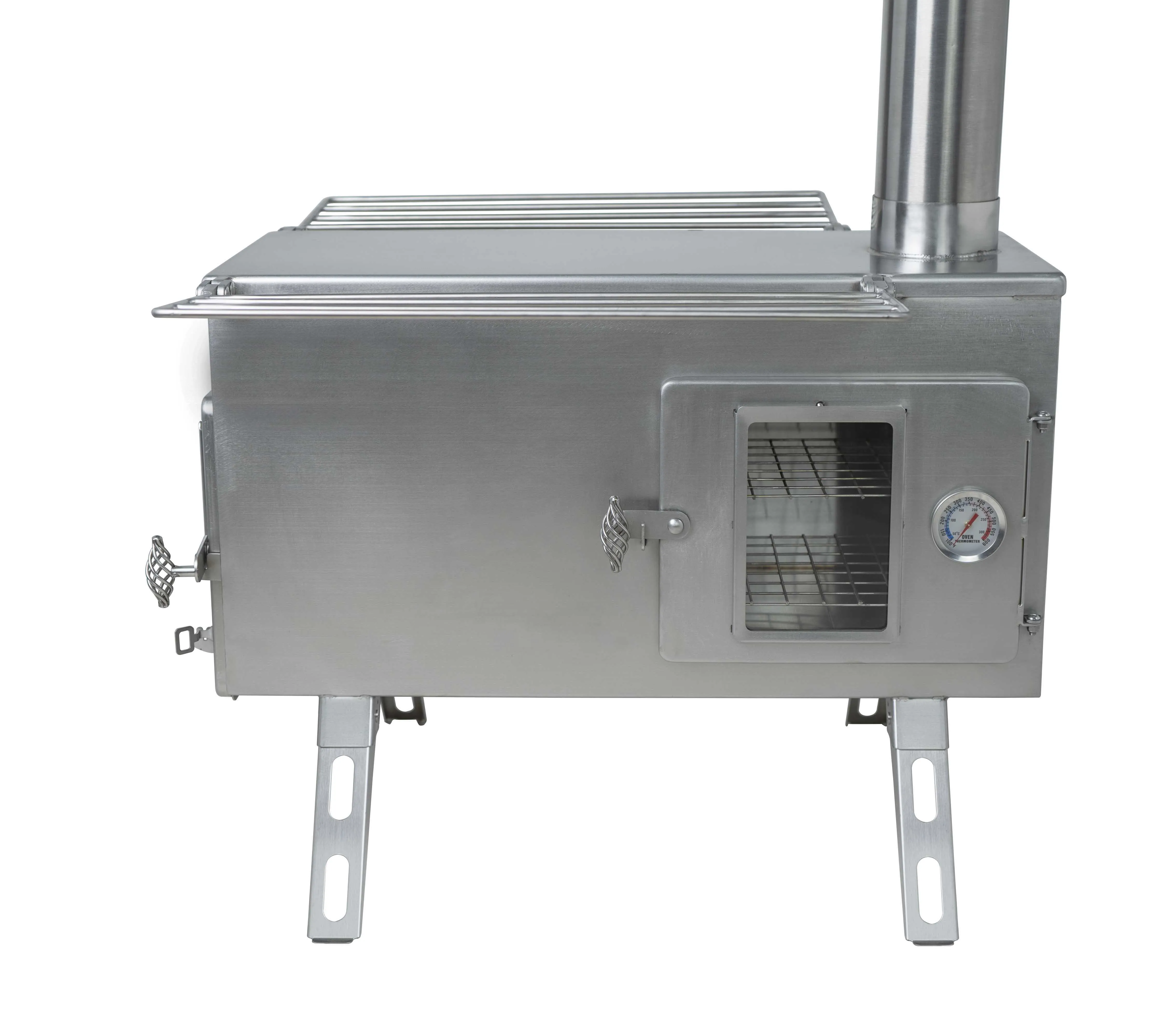 Ovenstove 캠핑 스토브 휴대용 야외 요리 스토브 나무 연소 텐트 히터 캠핑 야외 장비에 대 한 오븐 스토브