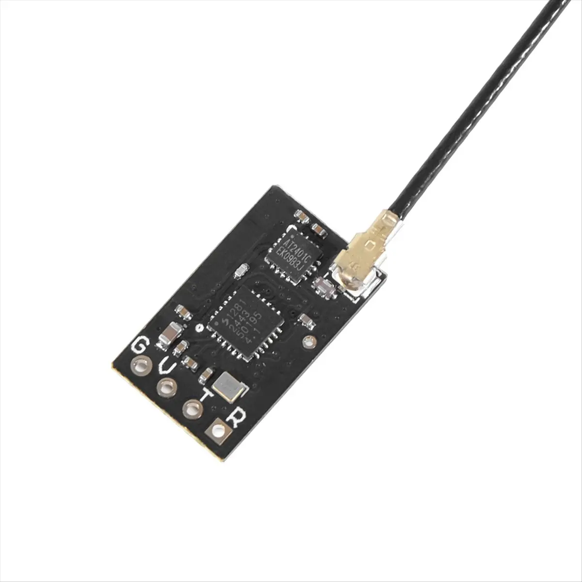 Récepteur NANO A59E ELRS 2,4 GHz avec antenne de type T, firmware FPV 3.3.0, prise en charge de la mise à niveau Wi-Fi pour pièces de drone FPV RC