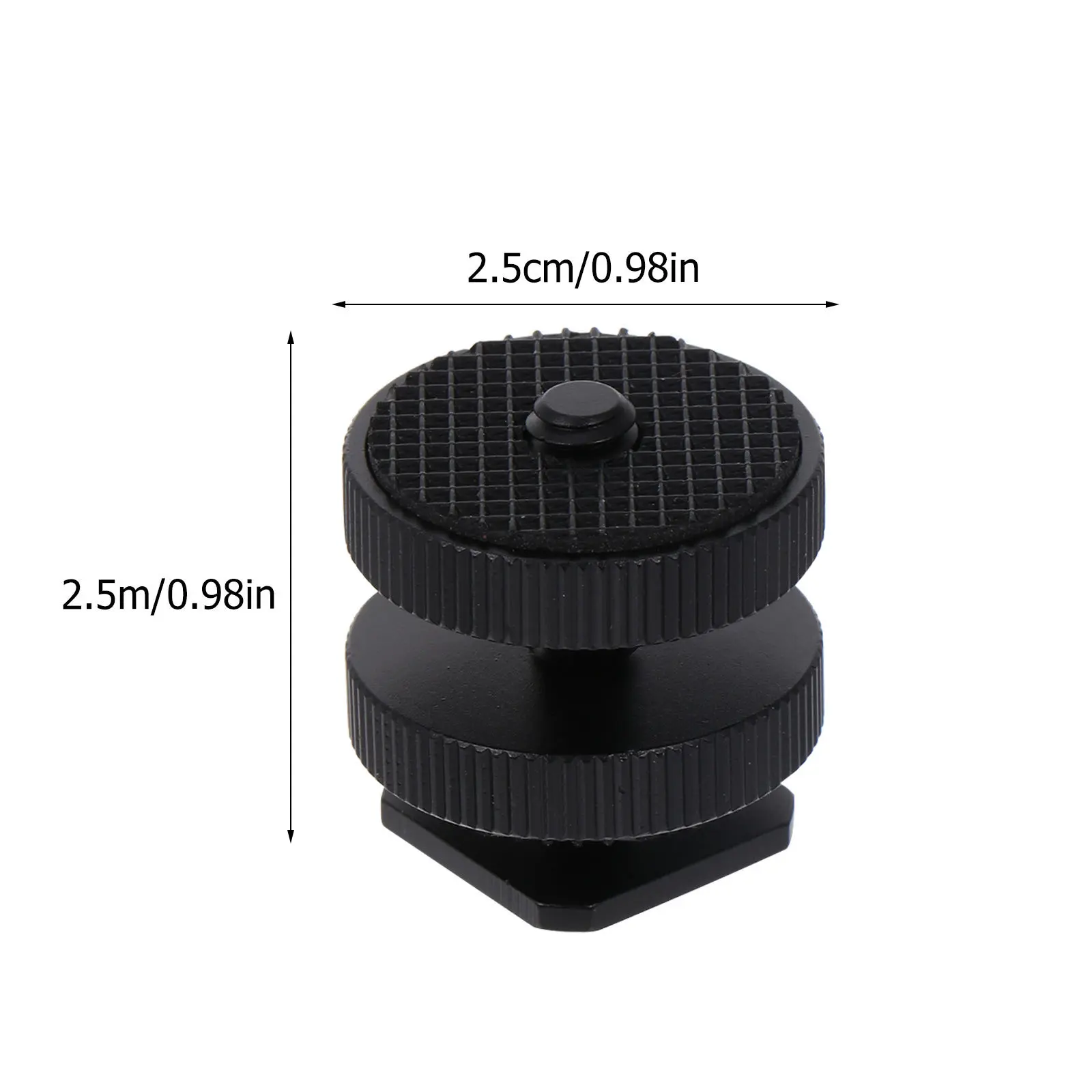 3 قطعة ملحقات ترايبود الحذاء الساخن محول تركيب المسمار المزدوج المكسرات يناسب ضوء رصد Dslr كاميرا تلاعب العرض