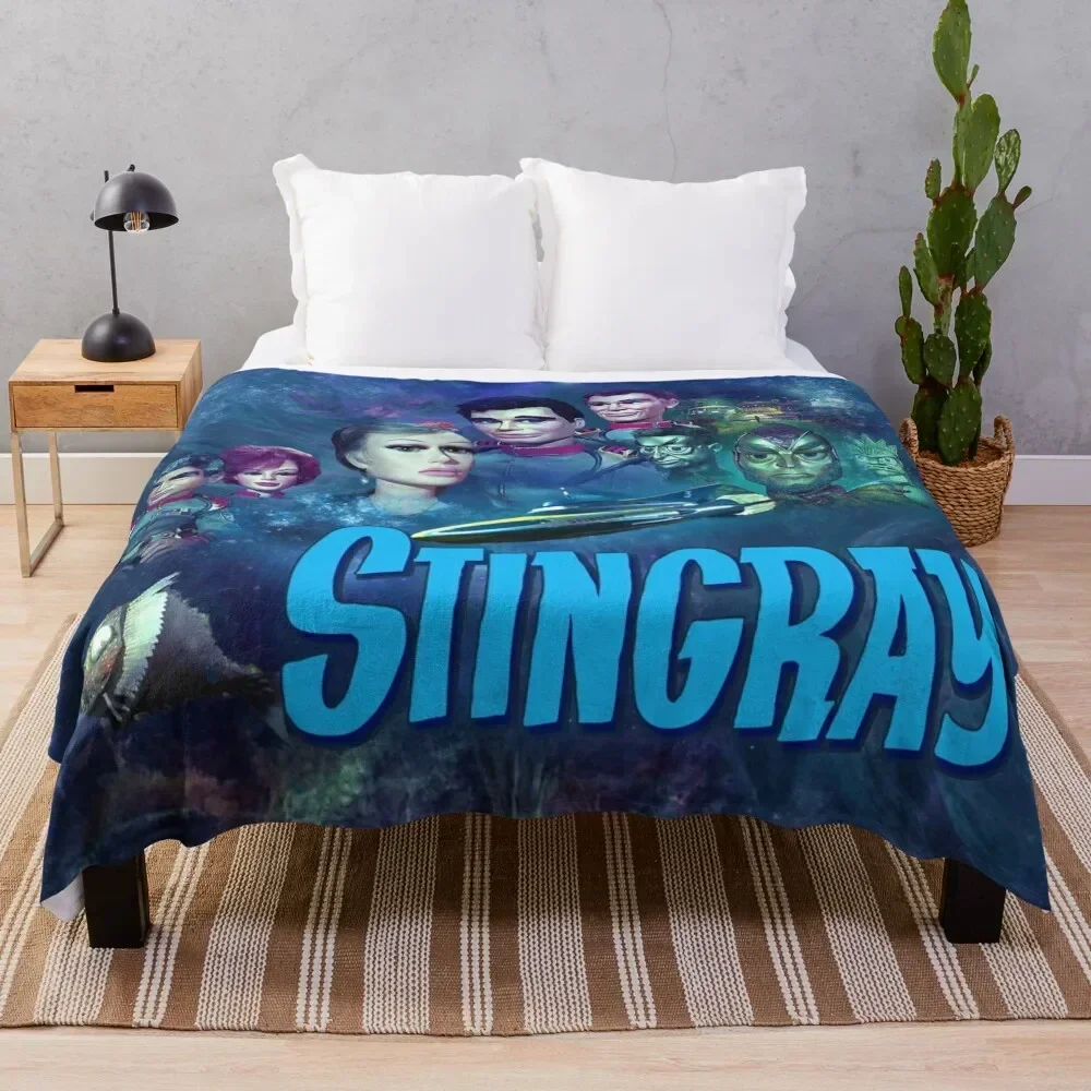 

STINGRAY 1 Throw Blanket Bed linens Sofas Loose Blankets