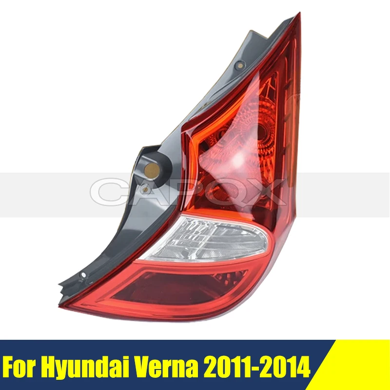 

Задний бампер хэтчбек, задний фонарь для Hyundai Verna 2011-2014, лампа, задние фонари, задние фонари, стоп-сигнал