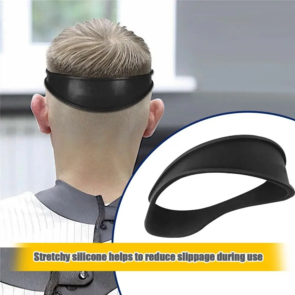 Fashion Professional DIY Curved Silicone Hair Trimming Guide Home Hair Trimming Neckline Shaving Template Hair Styling