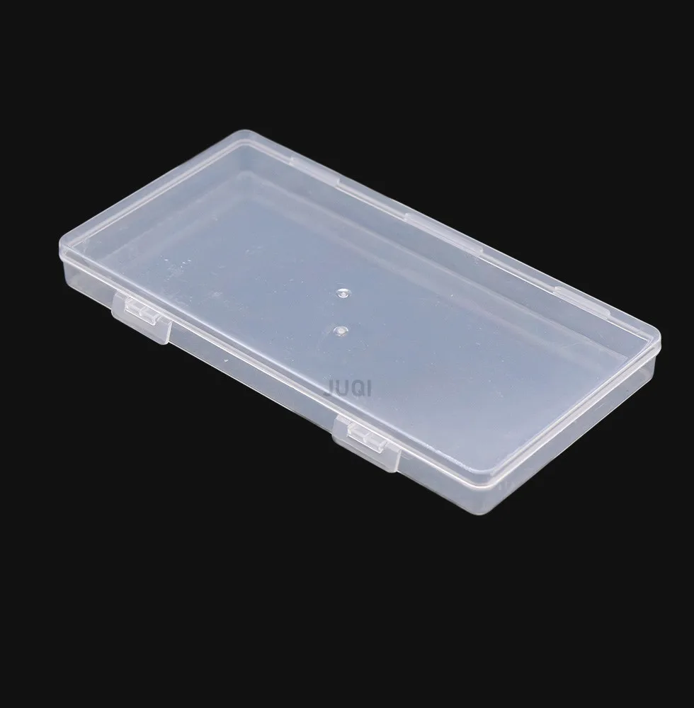 NEW Transparent Plastic Storage Jewelry Box Empty storage box Container For Beads Earring Box Rectangle Case 165*85*17mm