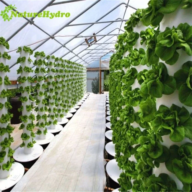 Greenhouse Hanging Vertical Aeroponic Hydroponic Planting Tower Garden System