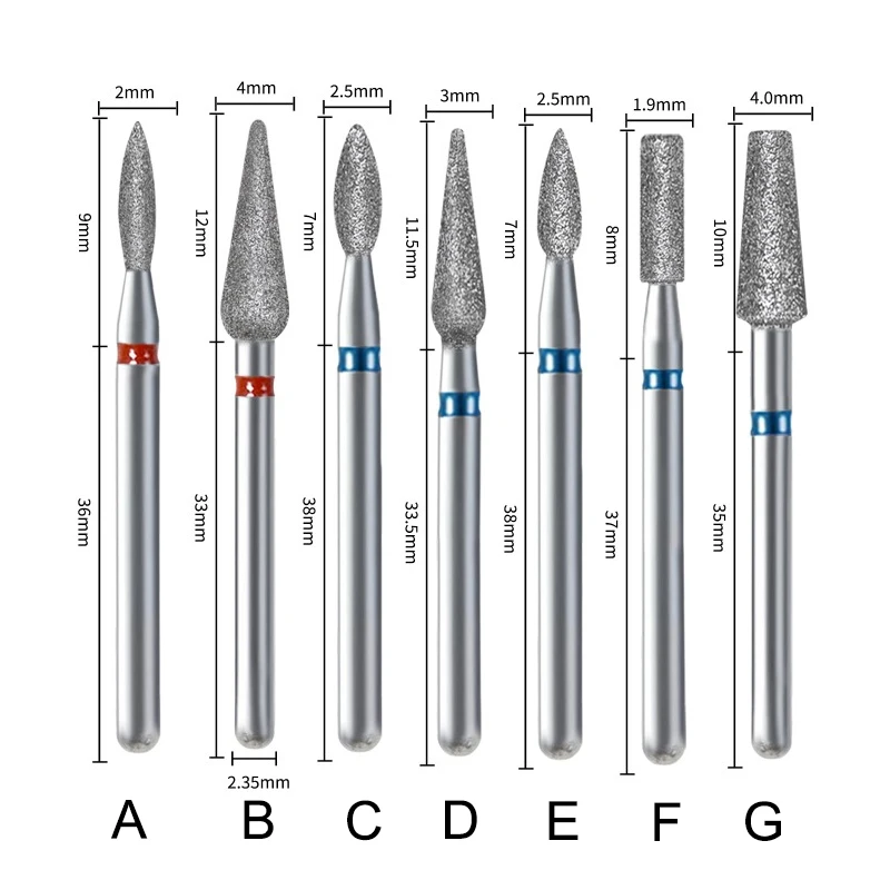 10/20Pcs Fräser Für Maniküre Elektrische Nagel Bohrer Bits Zubehör Pediküre Maschine Nagel Datei Gel Remover Reinigung werkzeug