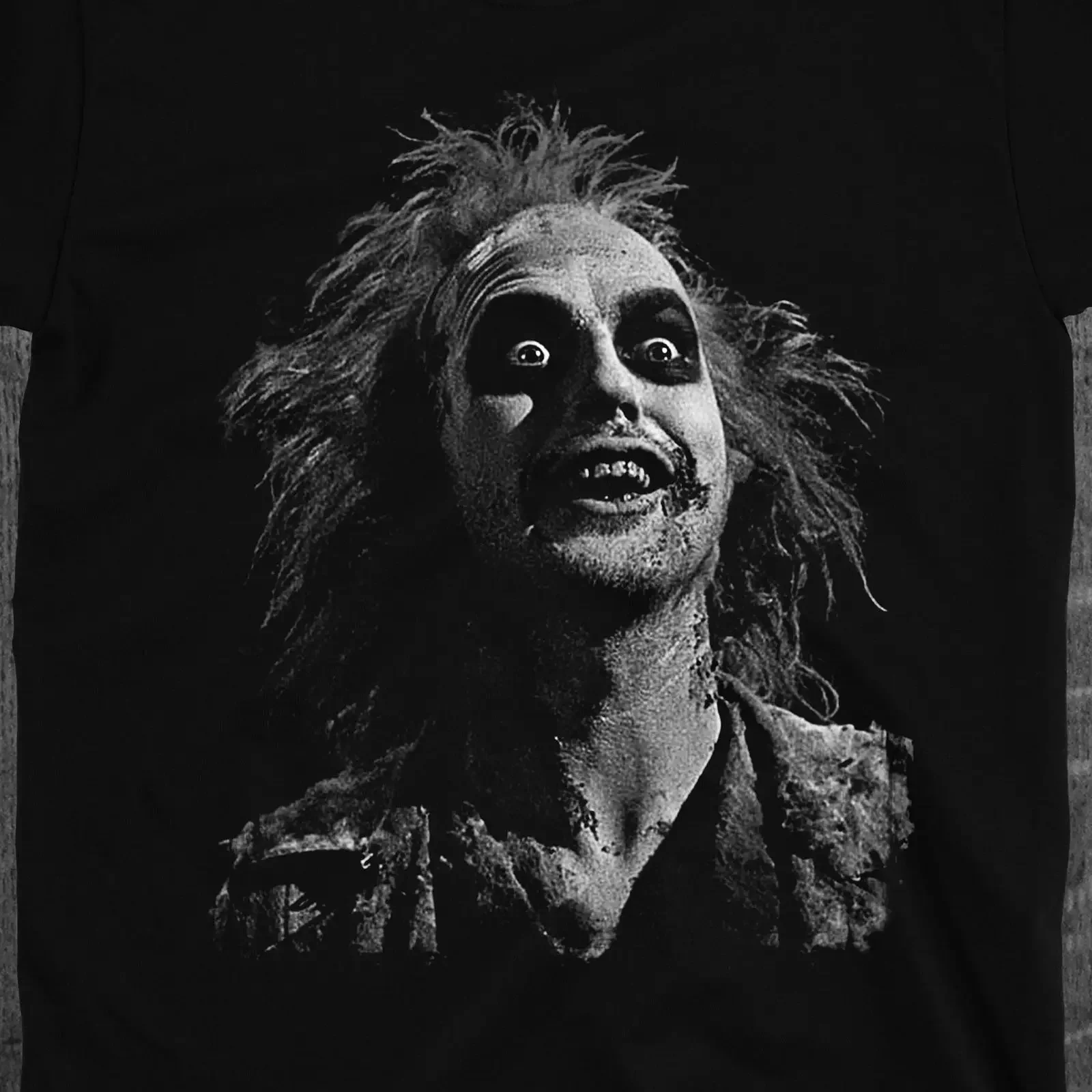 Homicidal Maniac Scary Ghost Fantasy Horror T Shirt vintage Washed homme Breathable Soft Stretched Top For Everyday Wear Unisex