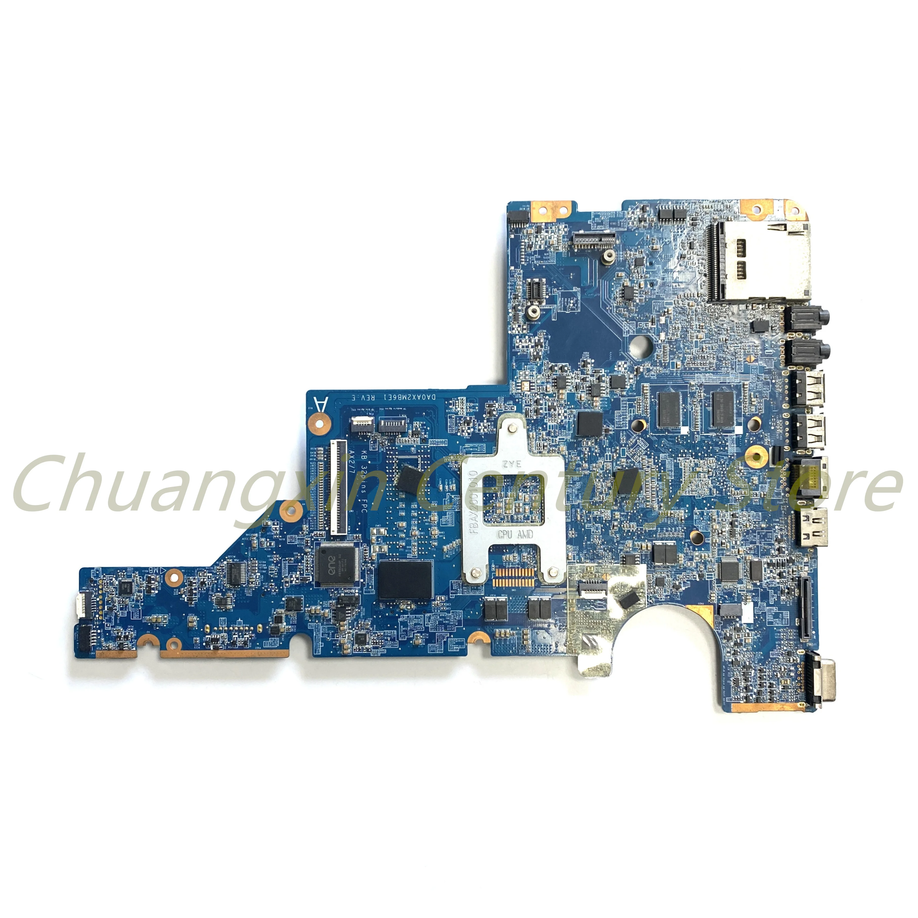 Imagem -02 - Placa-mãe Portátil Totalmente Testada Adequada para hp Adaptador Cq42 G42 Cq62 G62 Da0ax2mb6e1 Da0ax2mb6f1 Da0 Da0ax2mb6f1 f0 Cpu Livre 100