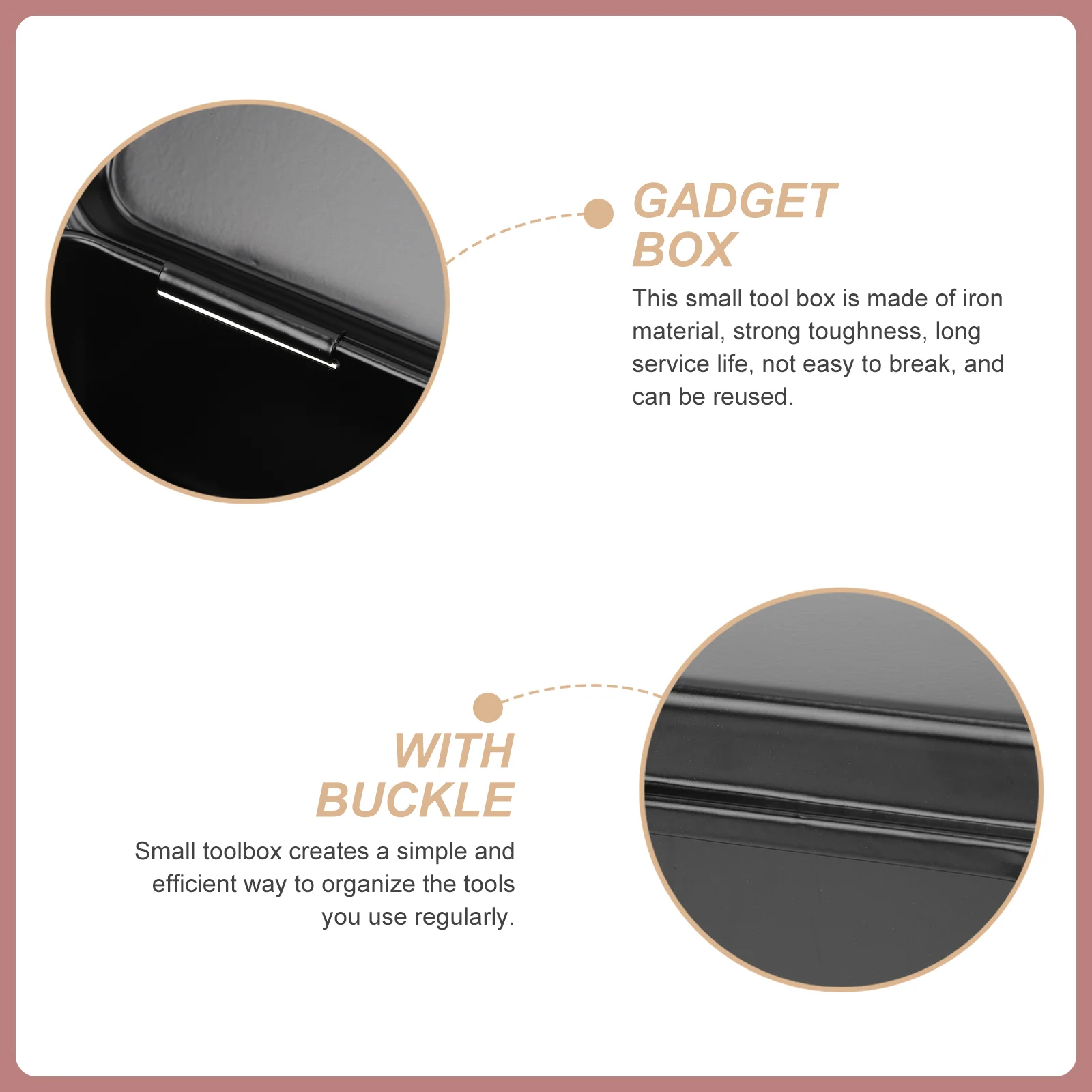 กล่องเก็บและจัดระเบียบชิ้นส่วนกล่องเครื่องมือเดินทางขนาดเล็กเตาหลอมไม้ร้อน