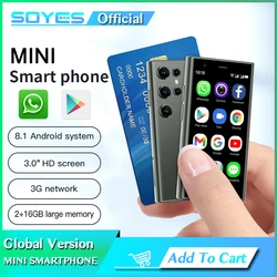 SOYES S23 Pro Ultra-thin Smartphone 2GB RAM 16GB ROM Android8.1 Dual SIM Standby 1000mAh 3G Network Compact Mobile Phone